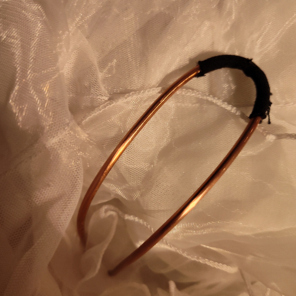 Men's 100% PURE / RAW COPPER Hair Fork